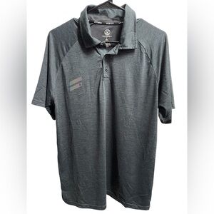 🩶🖤Men's Hurley Gray Polo Golf Shirt size L. Like new condition!